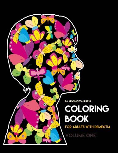 Coloring Book for Adults with Dementia: Butterflies: Simple Coloring Books  Series for Beginners, Seniors, (Dementia, Alzheimer's, Parkinson's  or m  (Paperback)